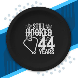 Kute 44e Jubileum paren gehuwd 44 jaar Papieren Bordje
