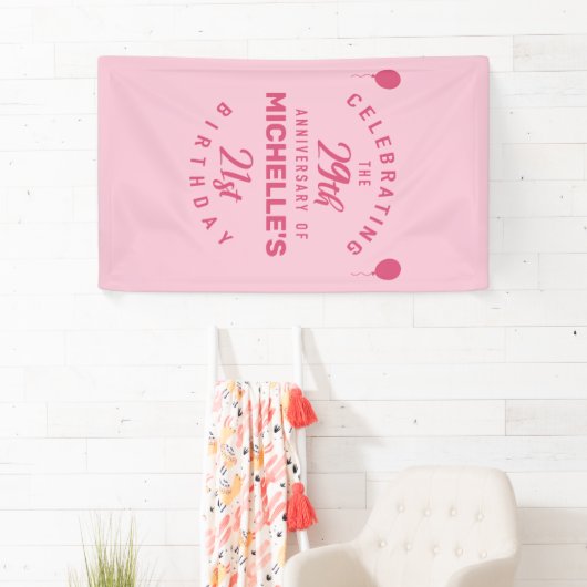 Kute 50th Birthday Personalized Spandoek (Insitu)