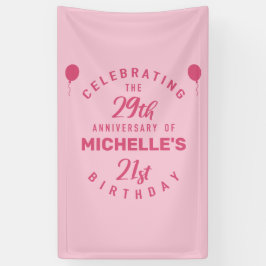 Kute 50th Birthday Personalized Spandoek