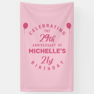 Kute 50th Birthday Personalized Spandoek