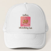 Kute 50th Milestone Birthday Trucker Pet (Voorkant)