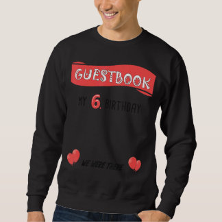 Kute 6de verjaardag van het Guestbook Party Six Ye Trui