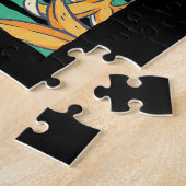 Kute aap met bananen legpuzzel (Zijkant)