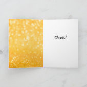 Kute aap met het Pet van de Partij Nieuwe Jaren Ka Kaart (Binnen)