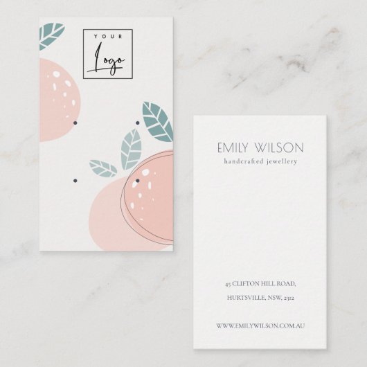 Kute Abstract, robuust, verouderd beeldscherm Visitekaartje (Voorkant / Achterkant)