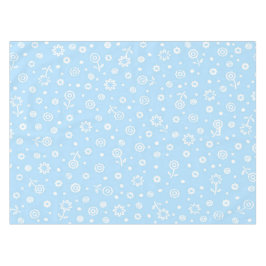 Kute Abstract White Floral Ditsy Patroon | Tafelkleed