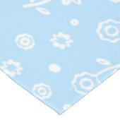 Kute Abstract White Floral Ditsy Patroon | Tafelkleed (Gekanteld)