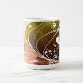 Kute Abstracte Floral Mok (Center)