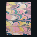 Kute Abstracte marmer verfdraai in roze iPad Pro Cover<br><div class="desc">Bescherm uw tablet in stijl met dit kleurrijke Abstracte Initiaal van de Schilder iPad Pro Hoesje.</div>
