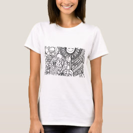 Kute abstracte tekening — T-shirt