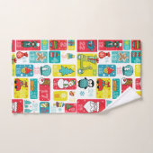 Kute Advent Calendar Kerstmis Handdoek (Handdoek)