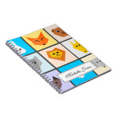 Kute Afbeeldingen dieren Voeg Jouw naam Homeschool Notitieboek (Rechterzijde)