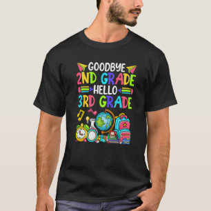 Kute afscheid 2e graad Hallo 3e graad terug naar S T-shirt