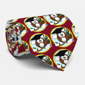 Kute Afstuderen Owl with Pet & Diploma Stropdas (Opgerold)
