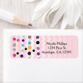 Kute als Adresetiketten van de Uitnodiging van de  Etiket (Insitu)