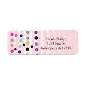 Kute als Adresetiketten van de Uitnodiging van de  Etiket (Voorkant)