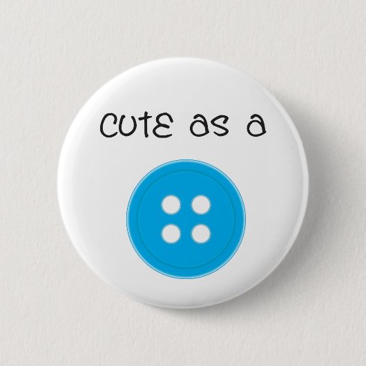 Kute als Button - Jongen (Voorkant)