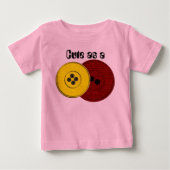 Kute als Button (rood/geel) (Voorkant)