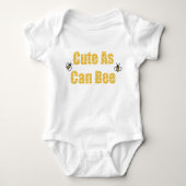 Kute als Can Bee baby Romper (Voorkant)