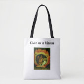 Kute als een Kitten Tote Bag (Voorkant)