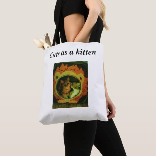 Kute als een Kitten Tote Bag (Dichtbij)