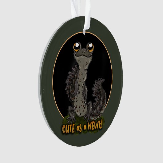 Kute als een Newt! Ornament (voorkant)