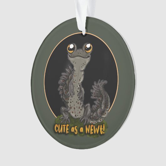 Kute als een Newt! Ornament (voorkant)