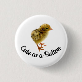 Kute als knoop Quail Ronde Button 3,2 Cm