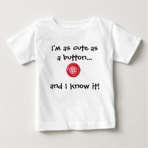 Kute als t-shirt met knop