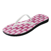 Kute ananananassepatronen strand flip flop sandals (Schuin)