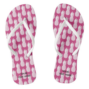 Kute ananananassepatronen strand flip flop sandals