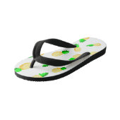 Kute anananas kinder teenslippers (Schuin)