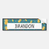 Kute anananas Sticker Desk Toppers (Voorkant)