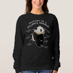 Kute anatomie van een fluffy Panda-Baby Panda-kubu Trui