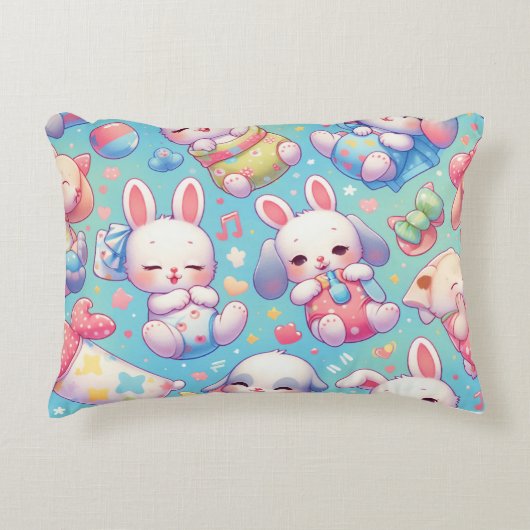 Kute Animal Accent Kussen (Voorkant)