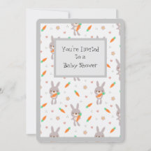 Kute Animal Bunny Schattig Generic Baby shower