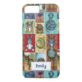 Kute Animal Collage Folk Art Design Case-Mate iPhone Case (Achterkant)