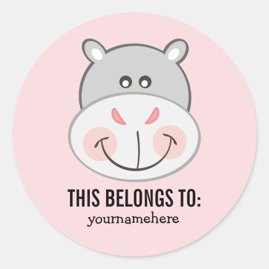 Kute Animal FANTASIES VOOR DE Sticker (Voorkant)