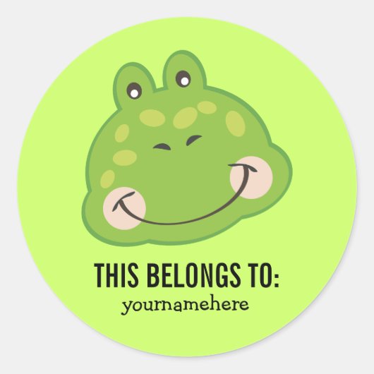 Kute Animal FANTASIES VOOR DE Sticker (Voorkant)