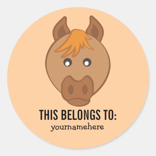 Kute Animal FANTASIES VOOR DE Sticker (Voorkant)