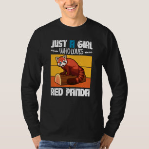 Kute Animal Girls Kinder enkel een meisje dat van  T-shirt