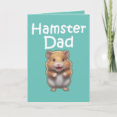 Kute Animal Hammy Pet Owner Hamster Paster Kaart (Voorkant)