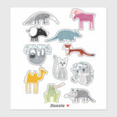 Kute Animal Sticker (Vel)