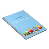 Kute Animal Train notebook Notitieboek (Rechterzijde)