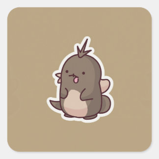 Kute Animal Vierkante Sticker