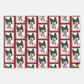 Kute Animals kerstcadeauset Panda, Honden Inpakpapier Vel (Voorkant 2)