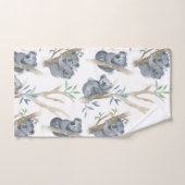 Kute Animals Koala in de boom Bad Handdoek (Handdoek)