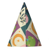 Kute animals patchwork colorful feesthoedjes (Achterkant)