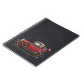Kute Antiek auto Notitieboek (Linkerzijde)