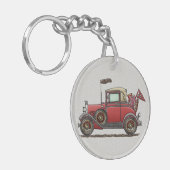 Kute Antiek auto Sleutelhanger (Voorkant Links)